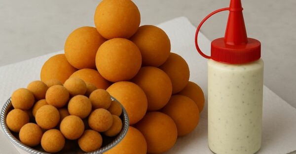 Quick and Easy Cheese Filled Snack: 3 Ingredients and Goes Well with Mayonnaise