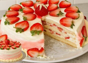 Strawberry Cake Filling – Creamy, Easy and Economical Recipe