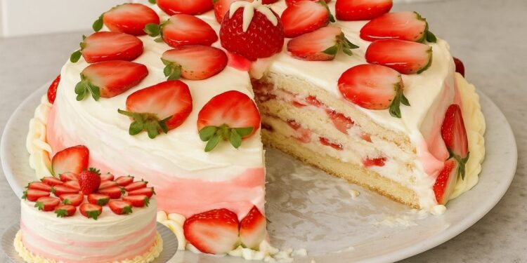 Strawberry Cake Filling – Creamy, Easy and Economical Recipe