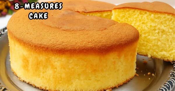 8-Measures Cake with 4 Ingredients: Easy, Light, and Very Flavorful Recipe