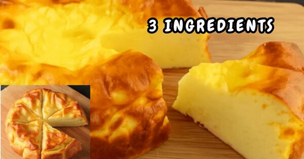 3-ingredient yogurt cake: simple homemade recipe packed with flavor