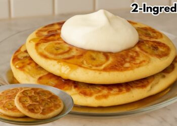 2-Ingredient Banana Pancakes – Quick &  Breakfast or Snack