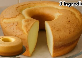Easy Flourless Cake (3 Ingredients) – No Milk Needed, In Minutes