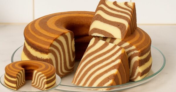 Zebra Cake Recipe – Easy, Fluffy and Economical Cake