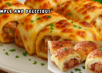 Melt-in-Your-Mouth Puff Pastry with Meat and Cheese