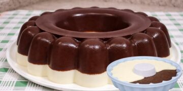 Chocolate and Milk Powder Pudding