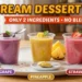 3 Easy 2-Ingredient Dessert Cups Grape, Pineapple, and Strawberry