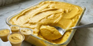 Easy 2-Ingredient Mango Cream Dessert Without a Blender